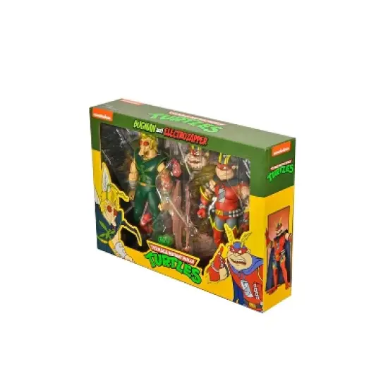 NECA Teenage Mutant Ninja Turtles Cartoon 7" Scale Bugman and Electro Action Figure Set - 2pk image {3}