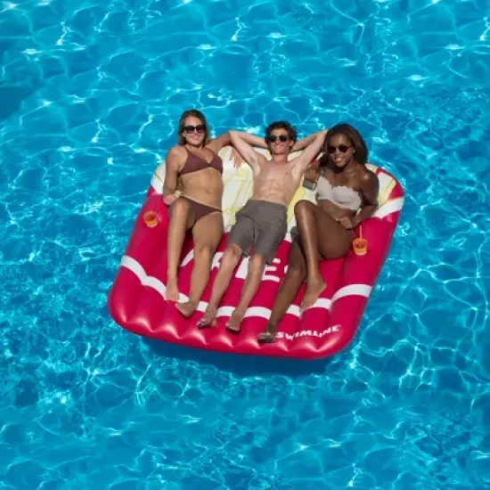 Swim Central 69" Inflatable French Fries Swimming Pool Float image {2}