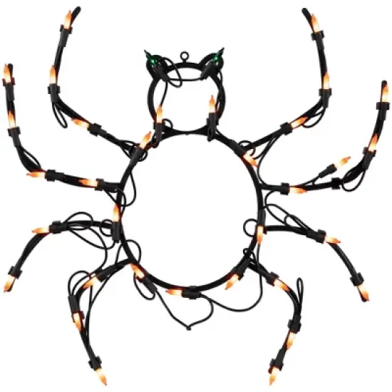 Northlight Lighted Spider Halloween Window Decoration - 15" image {1}