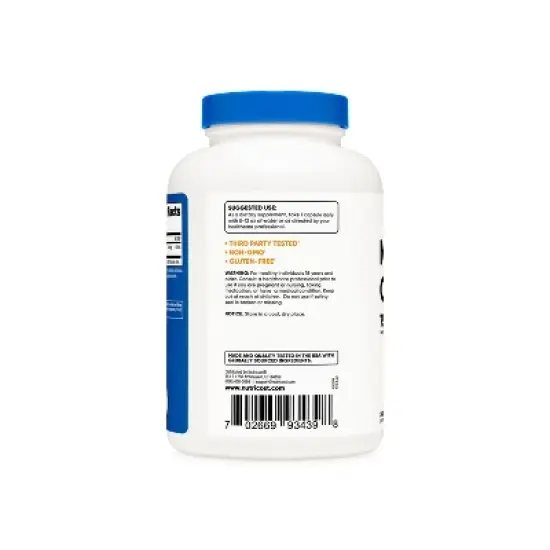 Nutricost Magnesium Oxide Capsules (240 Capsules / 750 mg Per Serving) image {3}