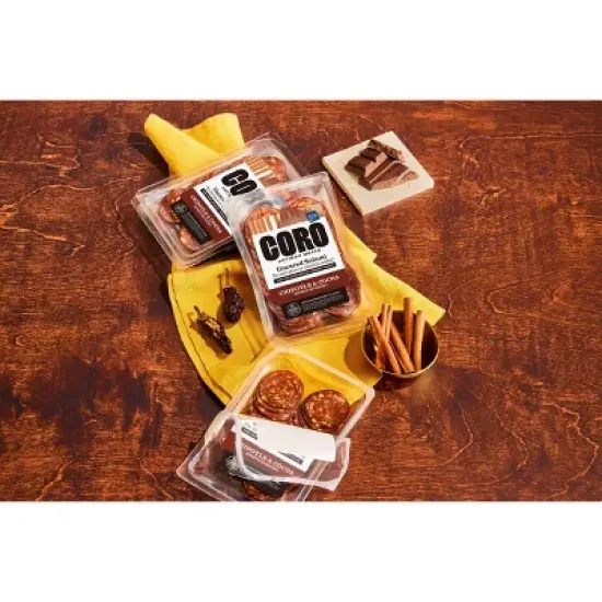 Coro Foods Uncured Cocoa, Cinnamon and Chipotle Salami - 3oz image {2}