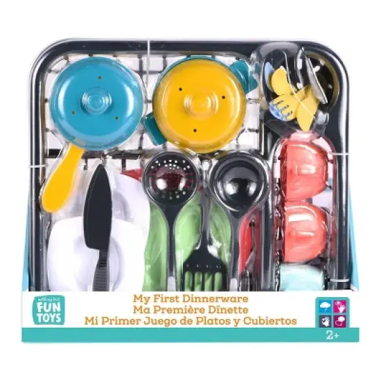 Nothing But Fun Toys My First Dinner Ware Kitchen Playset - 21 Pieces image {3}