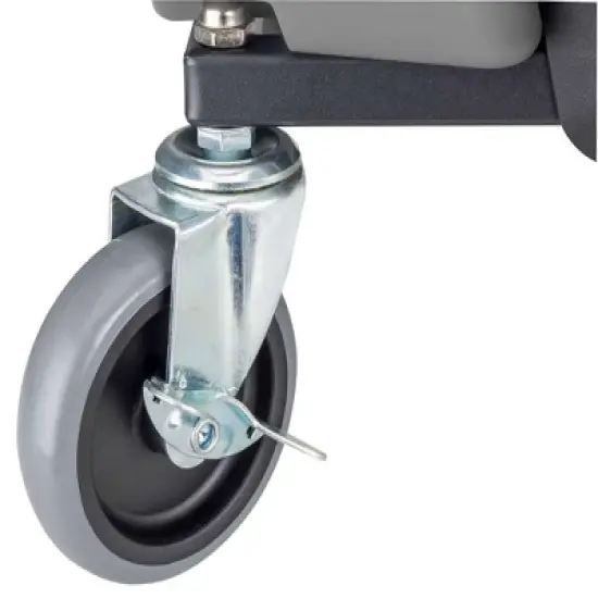 Powerbuilt Rolling Utility Seat with Side Trays and Drawer image {2}