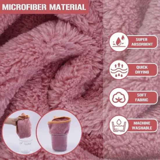 Dog Robes for After Bath - Super Absorbent & Fast Drying Coat with Hood, Bath Towels for Drying Dogs Small, Puppy Bathrobe Beach Essentials image {2}