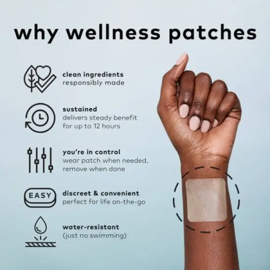 The Good Patch Think Plant-Based Vegan Wellness Patch - 4ct image {3}