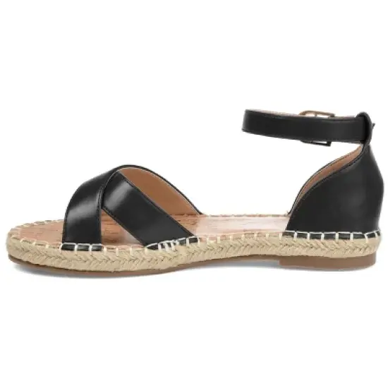 Journee Collection Womens Lyddia Espadrille Flat Sandals image {1}