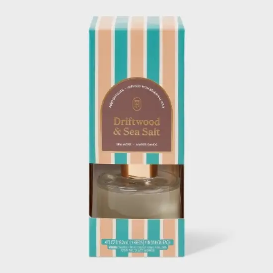 4oz Boxed Driftwood and Sea Salt Reed Diffuser - Threshold&trade; image {3}