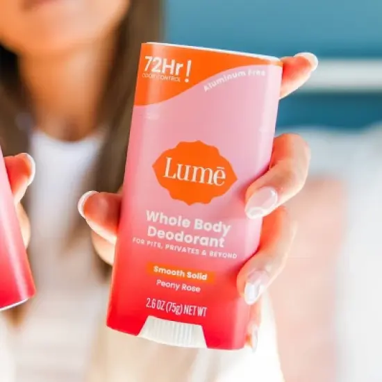 Lume Whole Body Smooth Solid Deodorant Stick - Floral/Rose Scent - 2.6oz image {2}