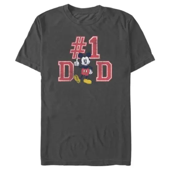 Men's Mickey & Friends Father's Day Mousey #1 Dad T-Shirt image {4}