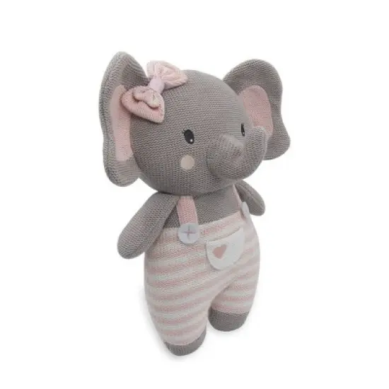 Living Textiles Baby Stuffed Animal - Mia Elephant image {1}