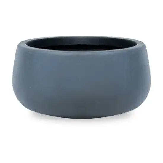 Rosemead Home & Garden, Inc. Weathered Concrete Outdoor Planter Pot Black image {10}