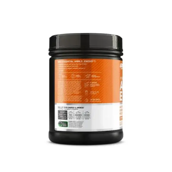 Optimum Nutrition, Essential Amino Energy, Powder, Orange Cooler, 65 Servings image {2}