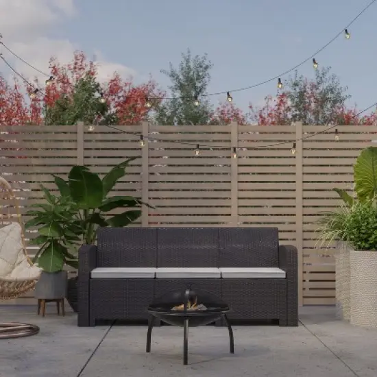 Merrick Lane Fire Pit 22.5" Iron Folding Wood Burning Outdoor Fire Pit For Patio, Backyard, Camping, Picnics With Spark Screen And Poker image {3}