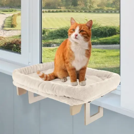 PETMAKER Cat Window Perch with Bolster image {7}