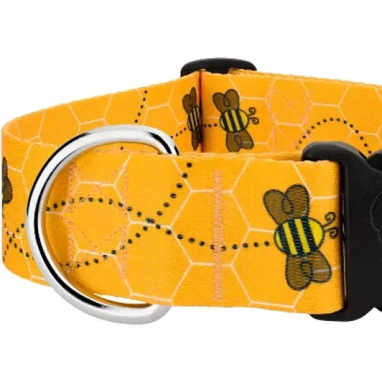 Country Brook Petz 1 1/2 Inch Deluxe Busy Bee Dog Collar (Extra Large) image {3}