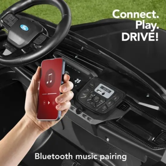 Best Choice Products Kids 24V Ride On Truck Officially Licensed Ford Lightning w/ Remote, LED Lights, 2 Speeds image {4}