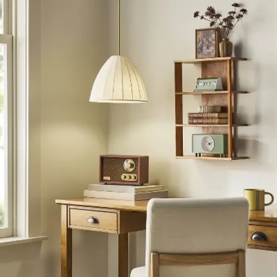 Wood Trumpeted Pendant Light - Hearth & Hand&trade; with Magnolia image {1}