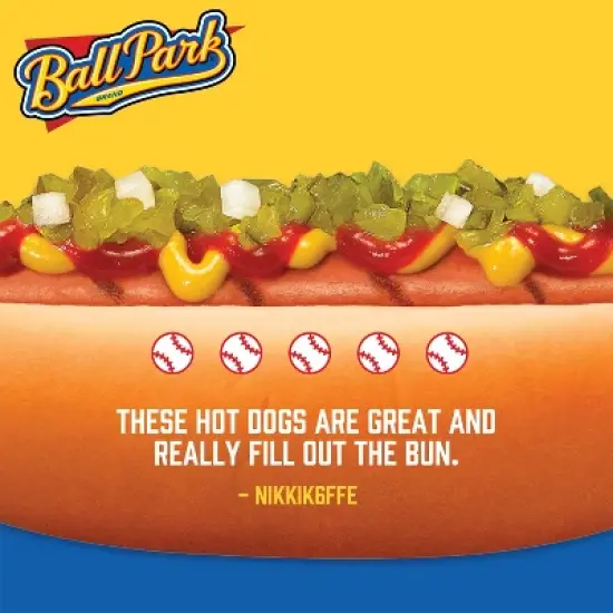 Ball Park Bun Size Beef Franks - 15oz/8ct image {6}