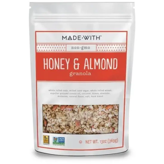 Made With Honey and Almond Granola - Case of 6/13 oz image {1}