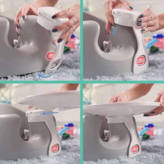 Nuby Booster Seat Tray - White image {2}