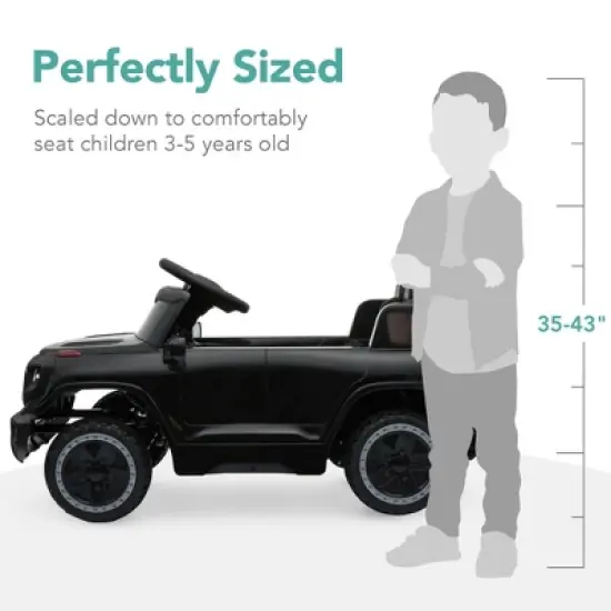 Best Choice Products 6V Kids Ride On Car Truck w/ Parent Control, 3 Speeds, LED Headlights, MP3 Player, Horn image {3}