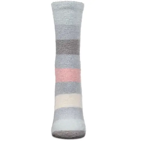 Memoi Women's Happy Aloe Infused Crew Socks image {1}