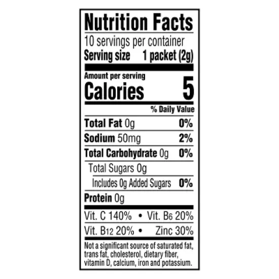 Crystal Light Blueberry Pomegranate On the Go Immunity Drink Mix - 10ct image {1}