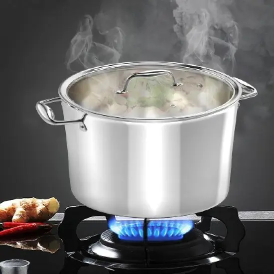 Stainless Steel Pots and Pans Set, imarku Nonstick 11-Piece Kitchen Cookware Sets, Induction Cookware Cooking Pan Set, Dishwasher & Oven Safe Pans image {5}