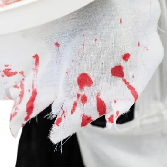 Northlight LED Lighted and Animated Skeleton Maid Head-in-Hand Halloween Figure - 57" image {6}