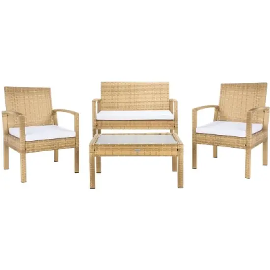 Bassey 4 Piece Living Set - Indoor/Outdoor - PAT7507 - Safavieh image {12}