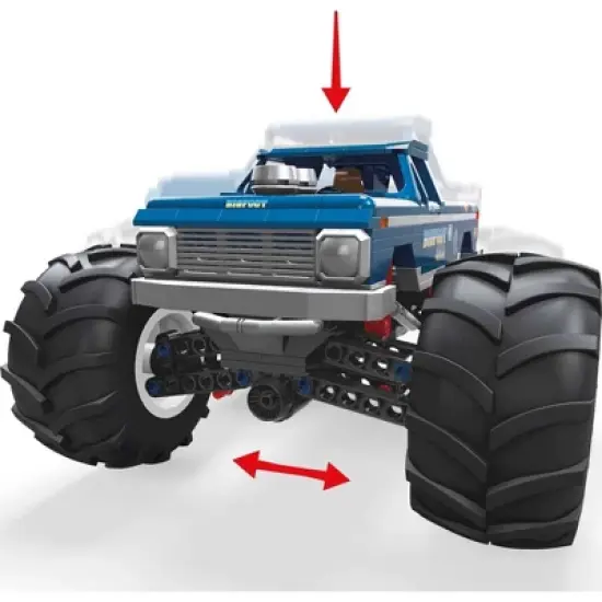 MEGA Hot Wheels Bigfoot Collectible Monster Truck Building Toy - 538pcs image {4}