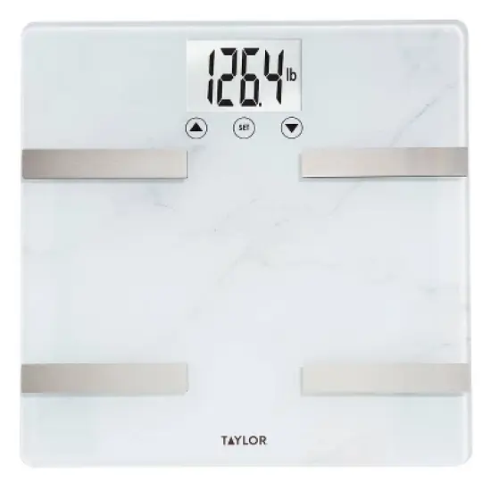 Taylor BIA Weight Tracking Digital Scale - Marble Design image {6}