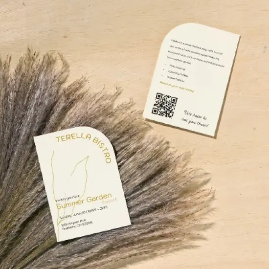 Avery Rectangle Flat Cards, 3-1/2" x 5", Matte Ivory, 40 Total image {6}