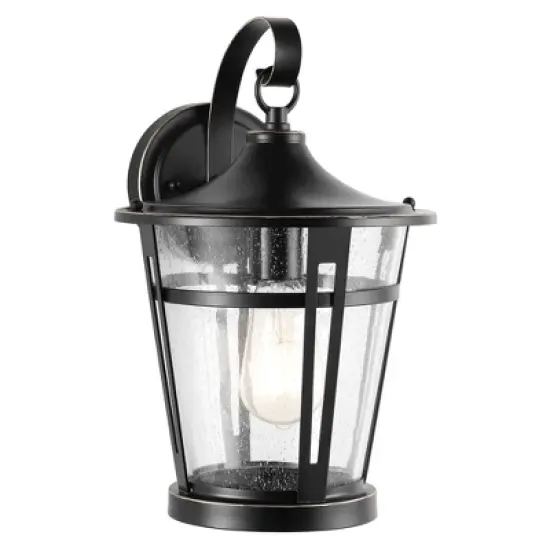 Raine Outdoor Wall Lantern - PLT4015 - Bronze - Safavieh image {2}