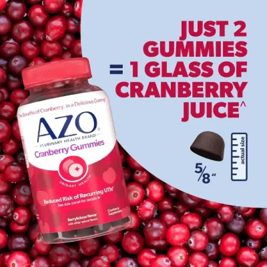 AZO Urinary Tract Health Gummies - Cranberry image {3}