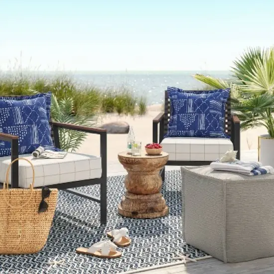 Woven Grid Outdoor Deep Seat Cushion - Threshold&trade; image {1}