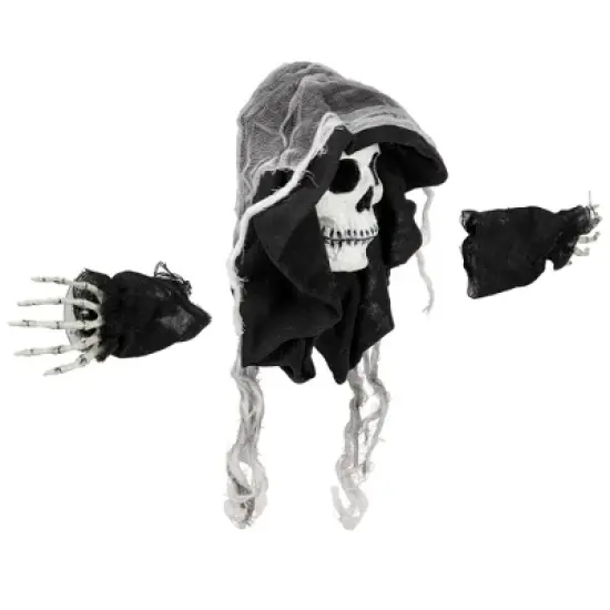 Northlight 10" Spooky Skeleton 3-D Halloween Window Decoration image {2}