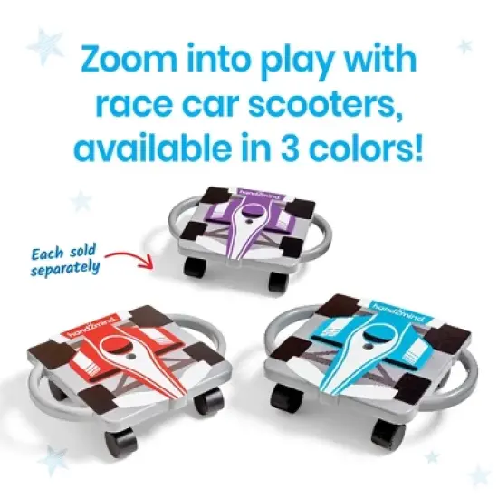 Hand2Mind Speedway Racer Scooter Board - Purple: Teaching Aid for Preschool to 8th Grade, Educational Plastic Tool image {2}