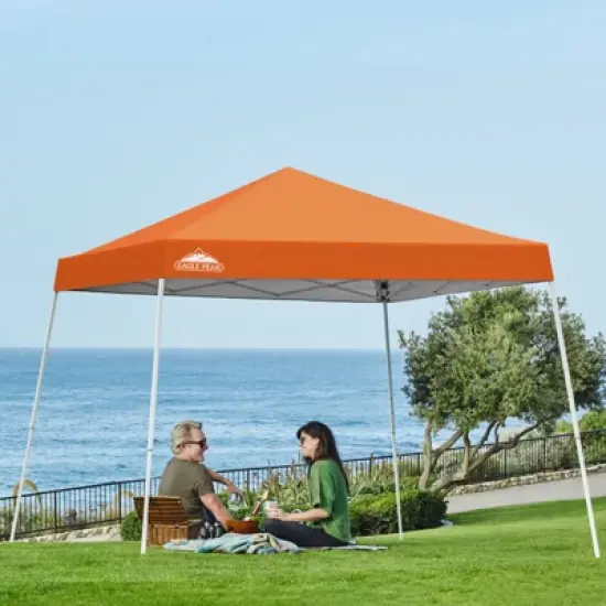 EAGLE PEAK Slant Leg Pop-up Canopy Tent Easy One Person Setup Instant Outdoor Beach Canopy Folding Portable Sports Shelter image {32}