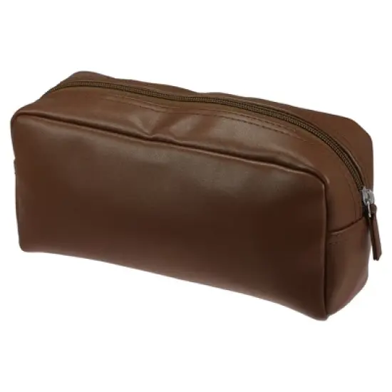 Unique Bargains Travel Portable PVC Leather Makeup Organizer Bag 1Pc image {8}