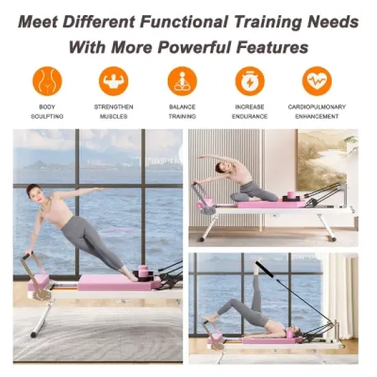 Dexmalle yoga studio with the same commercial fitness equipment, pink image {6}