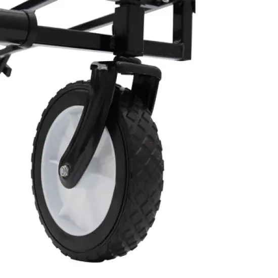 NAYSAYE Wagon Collapsible Utility Cart with Strapping System for All Terrain Use, Black, 35.04"*21.65"*38.98" image {3}