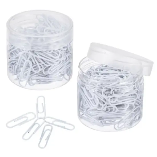 Unique Bargains Small Metal Prevent Tearing Pages Home Office Paper Clip 400 Pcs image {11}