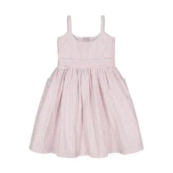 Hope & Henry Girls' Button Front Sun Dress, Infant image {3}