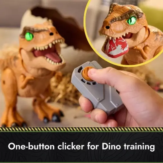 Primal Hatch Interactive Hatching Dino Action Figure - Green image {4}