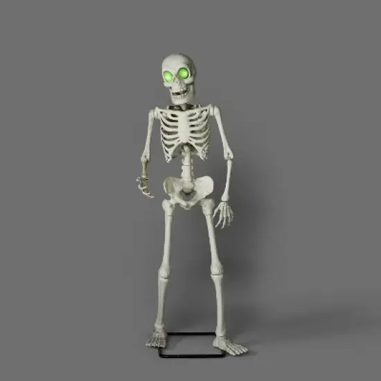 68" Animated Premium Skeleton Halloween Scene Prop - Hyde and EEK! Boutique&trade; image {1}