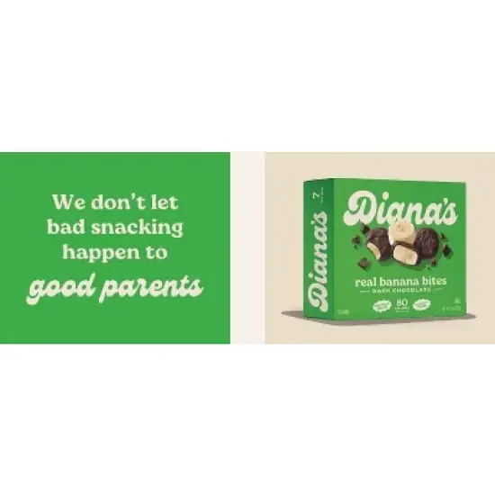 Diana's Bananas Frozen Dark Chocolate Real Banana Bites - 8oz image {9}