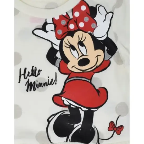 Mickey Mouse & Friends Minnie Mouse Girls T-Shirt and Leggings Outfit Set Toddler image {3}
