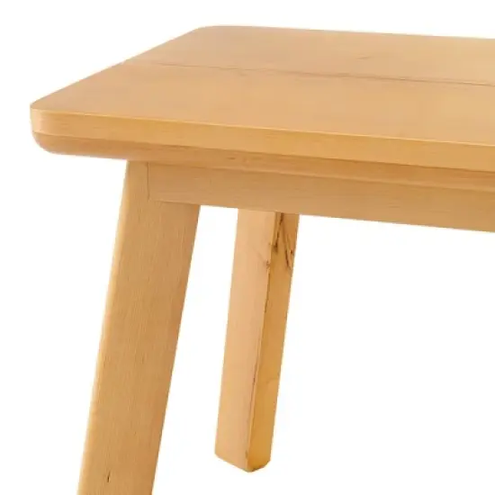 48" Shelburne Dining Bench Warm Natural - Alaterre Furniture image {4}