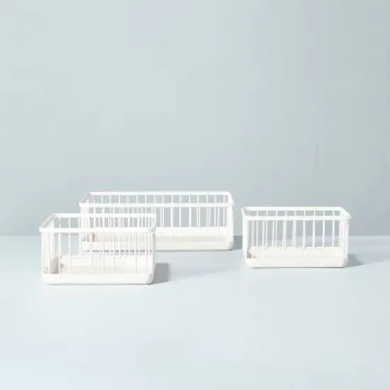Wire Storage Basket Sour Cream - Hearth & Hand3 with Magnolia image {2}